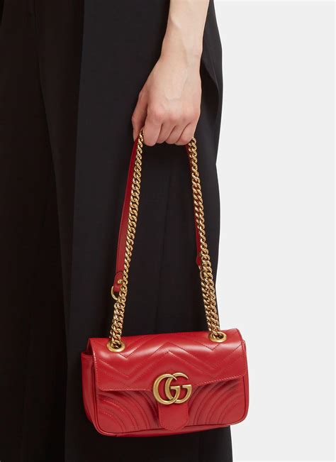 gucci red mini bag|gucci small bags women.